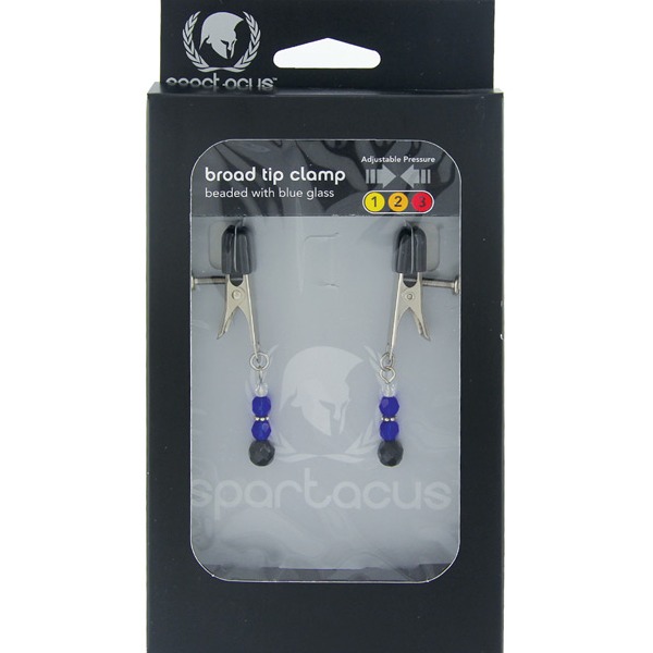 Adj Clamp W/ Blue Beads