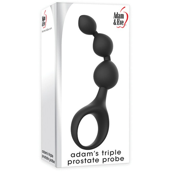 Adam & Eve Adam's Triple Prostate Probe - Black