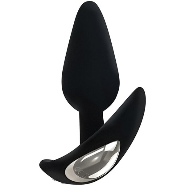 Adam & Eve's Rechargeable Vibrating Anal Plug - Black