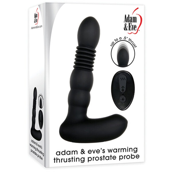 Adam & Eve Eve's Warming Trusting Prostate Probe - Black