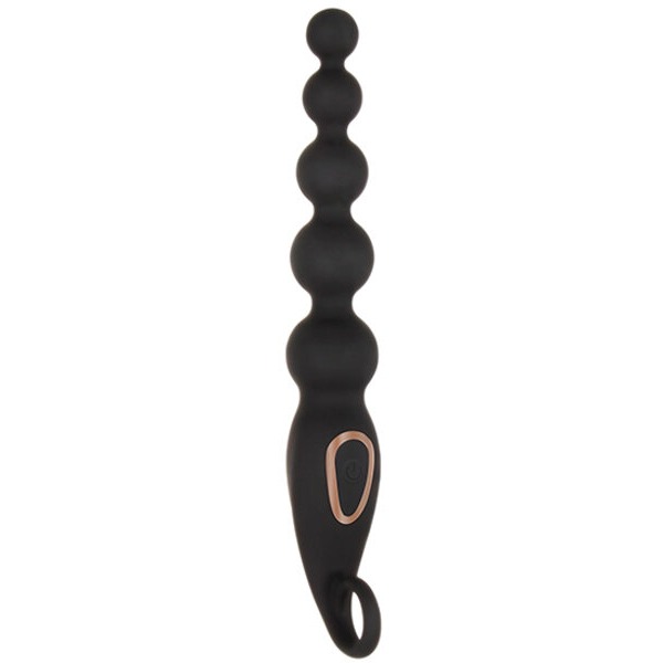 Adam & Eve Vibrating Anal Bead Stick - Black