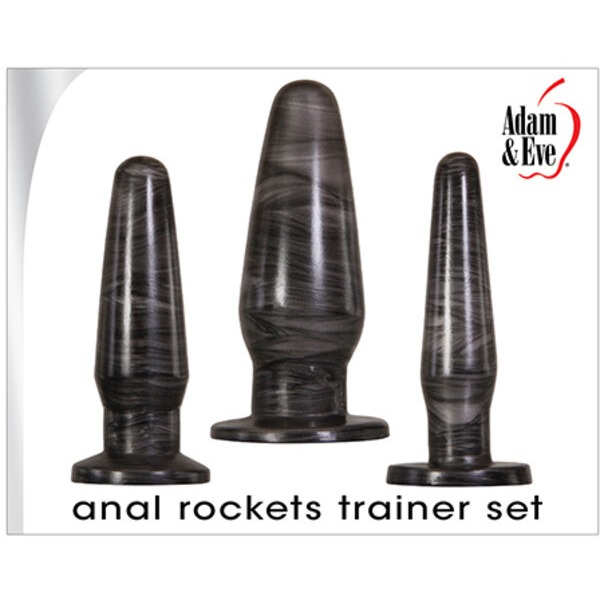 Adam & Eve Anal Rockets Trainer Set - Grey