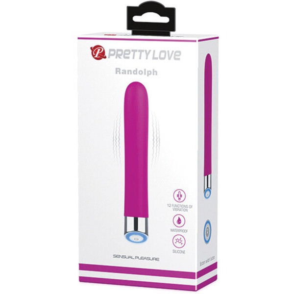 Pretty Love Randolph Light-Up Vibrator 12 Function - Fuchsia