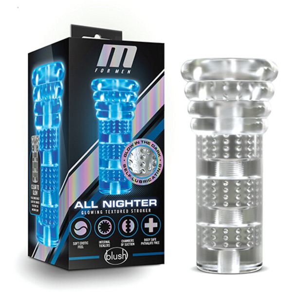 Blush M for Men Soft & Wet Magnifier Stroker - Clear