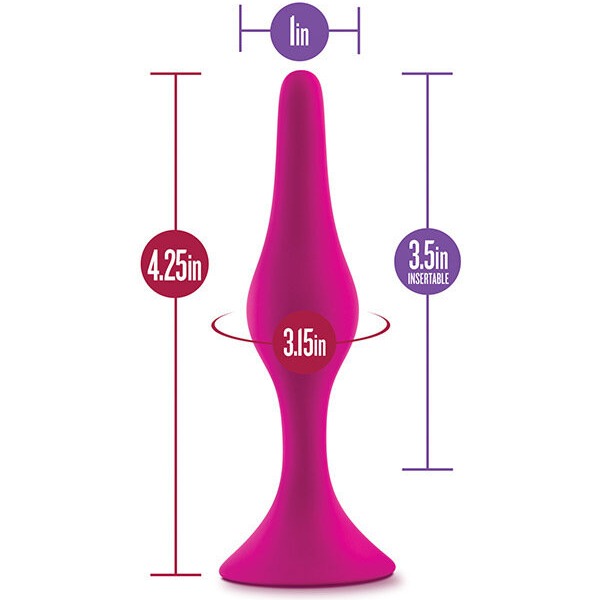 Blush Luxe Beginner Plug Medium - Pink