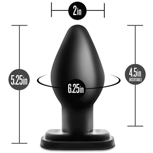 Blush Anal Adventures XL Plug - Black