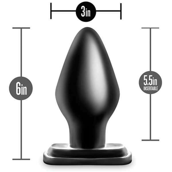Blush Anal Adventures XXL Plug - Black