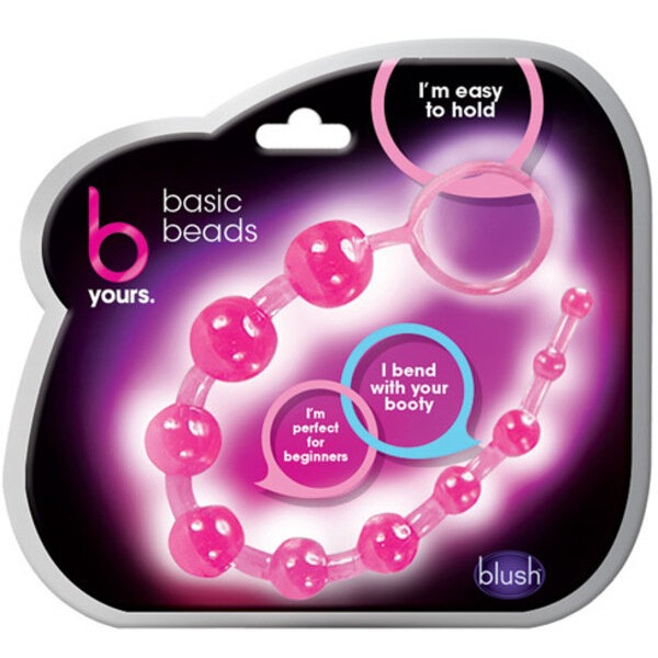 Blush B Yours Basic Anal Beads - Pink