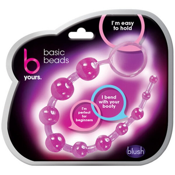 Blush B Yours Basic Anal Beads - Purple