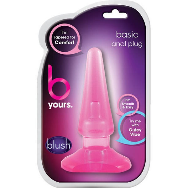 Blush B Yours Basic Anal Plug - Pink
