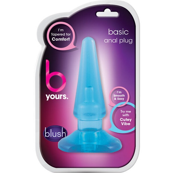Blush B Yours Basic Anal Plug - Blue