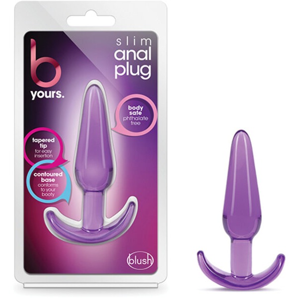 Blush B Yours Slim Anal Plug - Purple