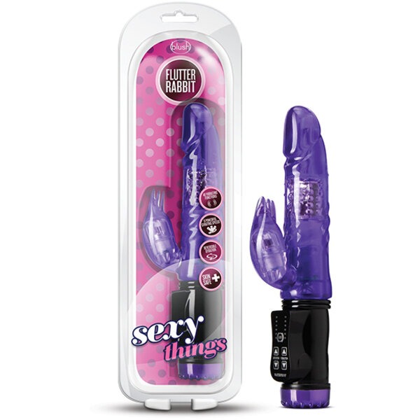 Blush Sexy Things Flutter Rabbit - Purple