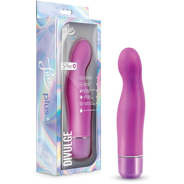 Blush Luxe Plus Divulge G-Spot Vibrator - Purple