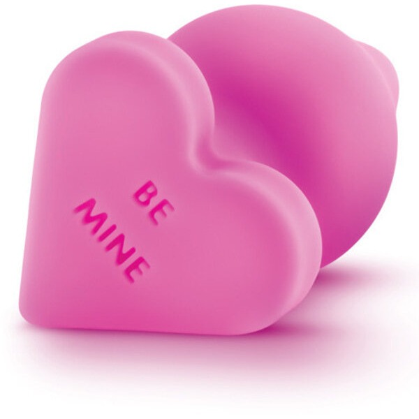 Blush Play With Me Naughty Candy Heart Be Mine Plug - Pink