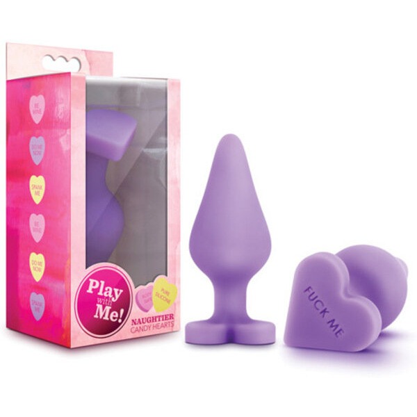Blush Play With Me Naughtier Candy Heart Fuck Me - Purple