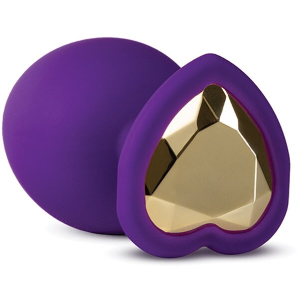 Blush Temptasia Bling Plug w/Gem Small - Purple