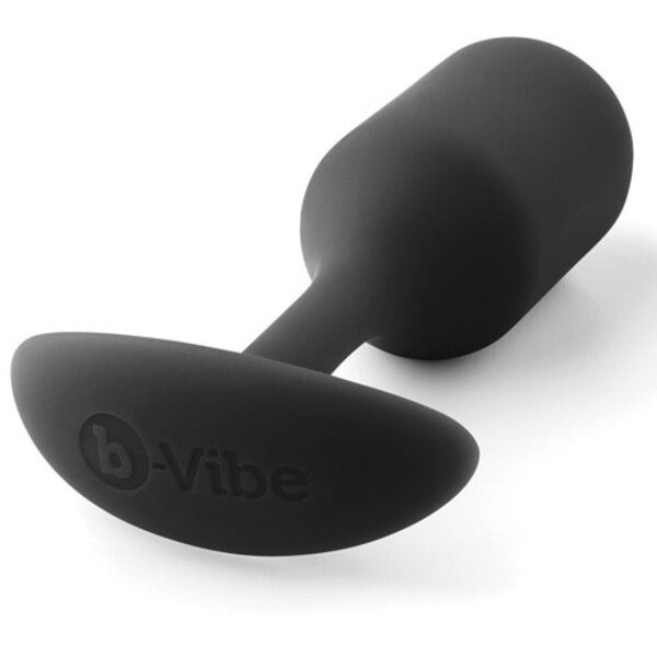 b-Vibe Weighted Snug Plug 2 - 114 g Black