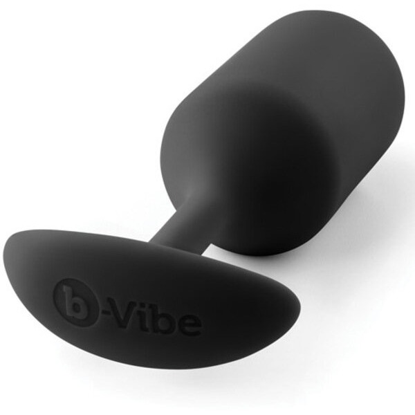 b-Vibe Weighted Snug Plug 3 - 180 g Black