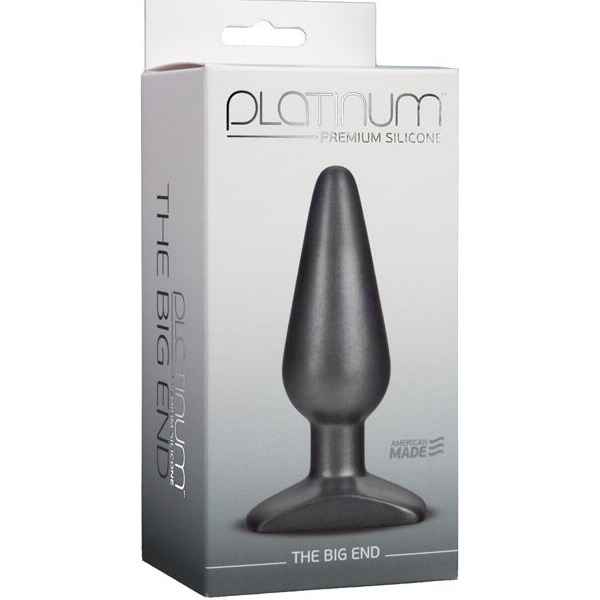 Platinum Silicone the Big End - Charcoal