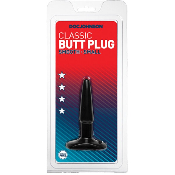 Classic Butt Plug - Small Black