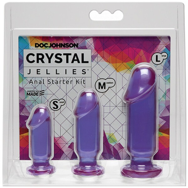 Crystal Jellies Anal Starter Kit - Purple