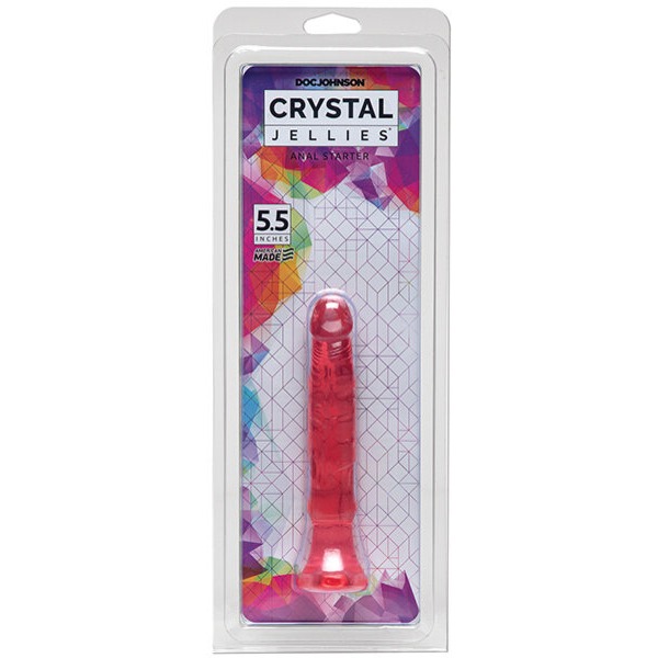 Crystal Jellies 6" Anal Starter - Pink