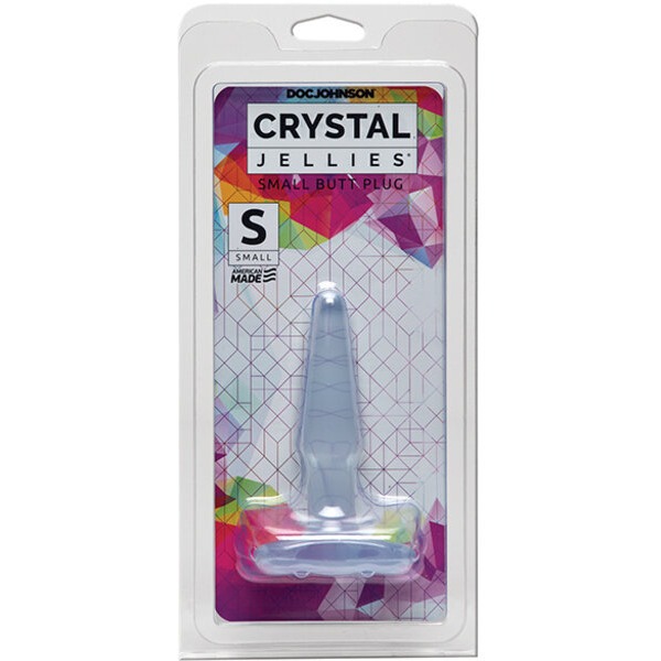 Crystal Jellies Butt Plug - Small Clear