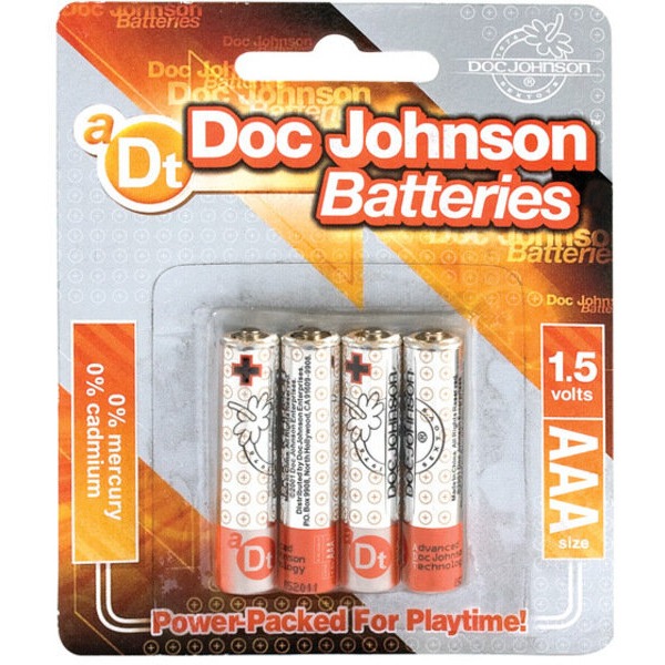 Doc Johnson Batteries - AAA 4 Pack