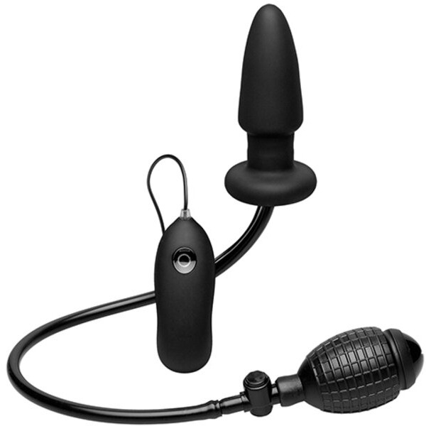 Deluxe Wonder Plug Inflatable Vibrating Butt Plug - Multi Speed