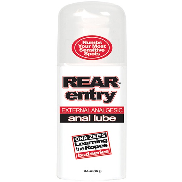 Rear Entry Desensitizing Anal Lube - 3.4 oz