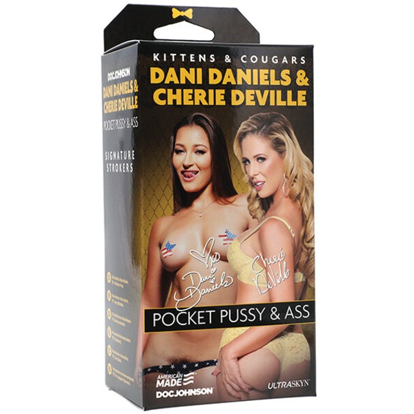 Cougars Dani Daniels Pussy & Cherie De Ville Ass - All Star Porn Stars Kittens