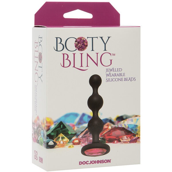 Booty Bling Wearable Silicone Beads - Pink