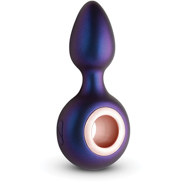 Hueman Deep Space Vibrating Anal Plug - Purple