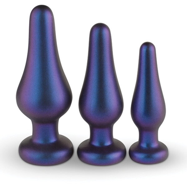 Hueman Comets Butt Plug Set of 3 - Purple