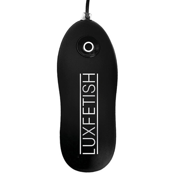 Lux Fetish 4.5" Inflatable Vibrating Plug - Black