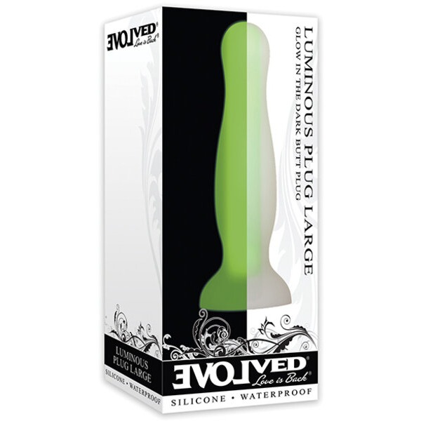 Evolved Luminous Anal Plug Large - Green