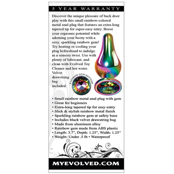Evolved Rainbow Metal Plug - Small