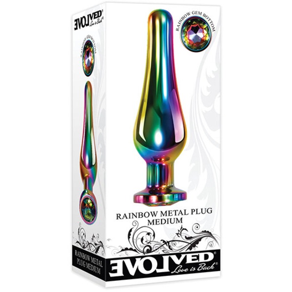 Evolved Rainbow Metal Plug - Medium