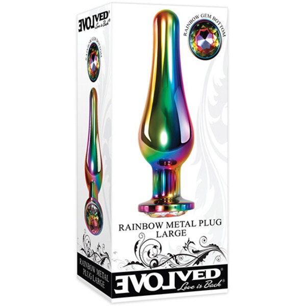 Evolved Rainbow Metal Plug - Large