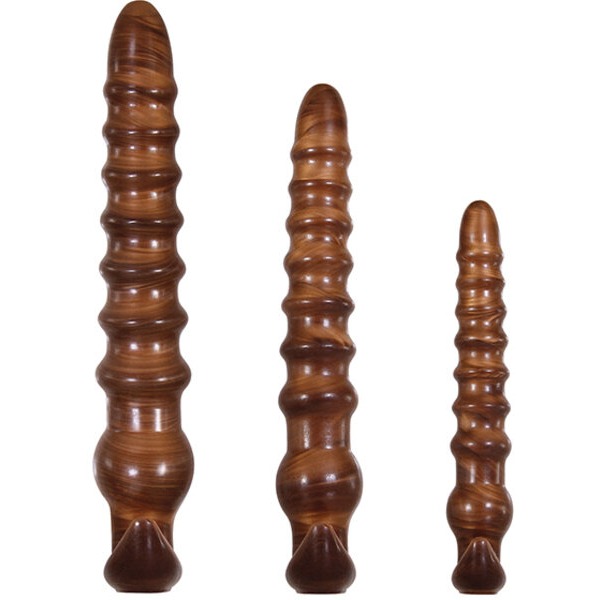 Evolved Twisted Love 3 pc Plug Set - Gold